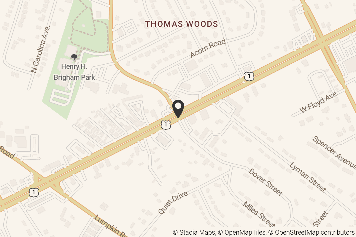 Map with location marker