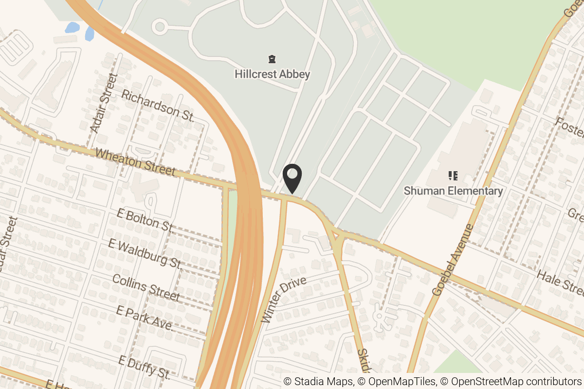 Map with location marker