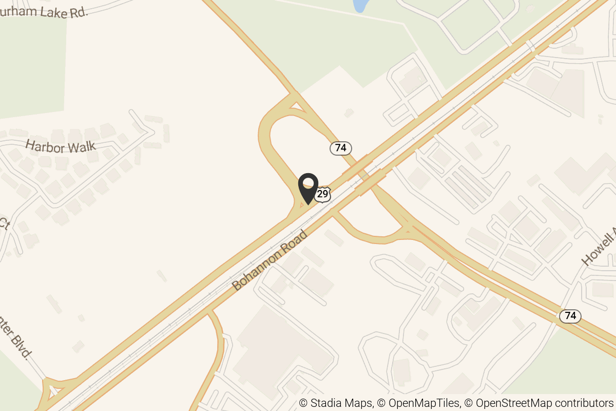 Map with location marker