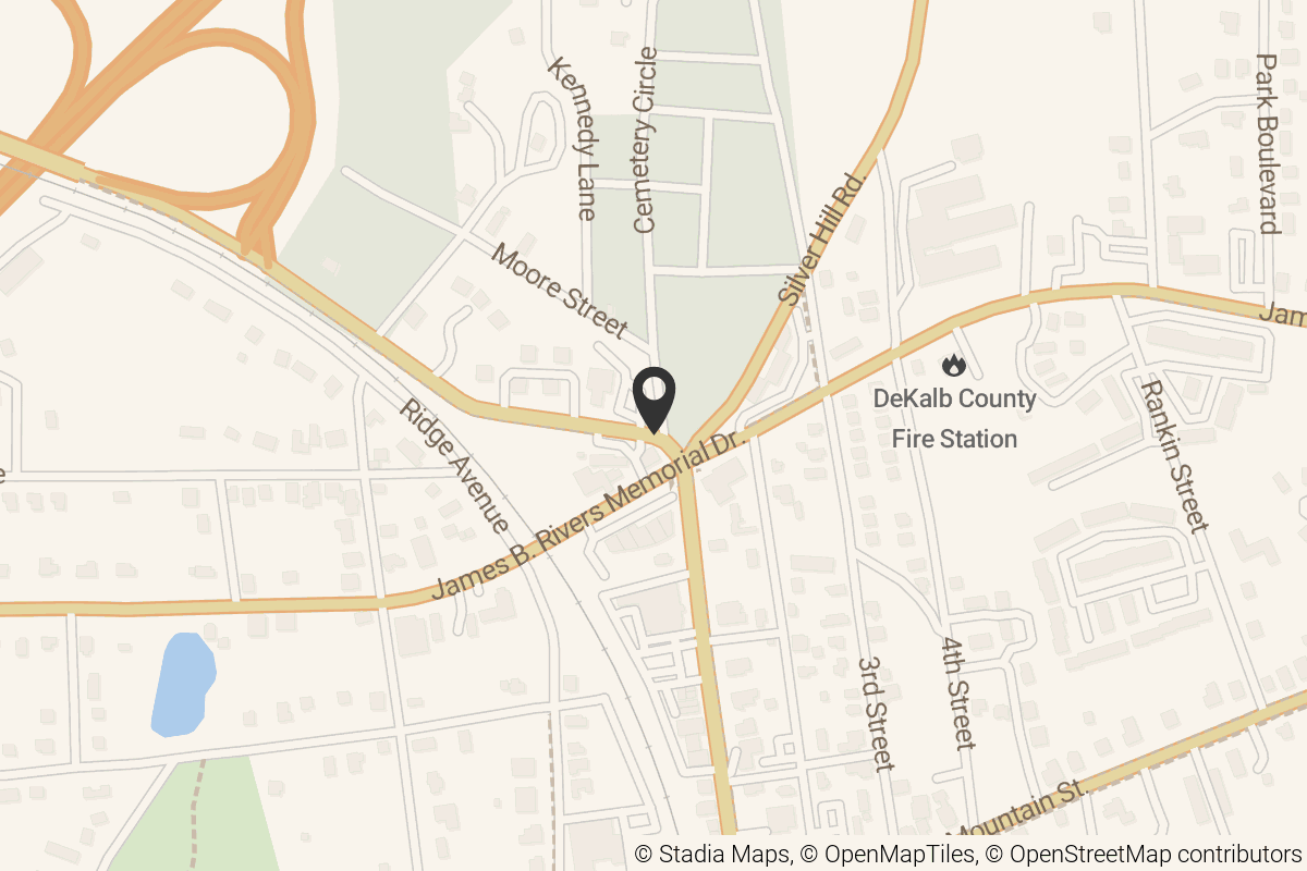 Map with location marker