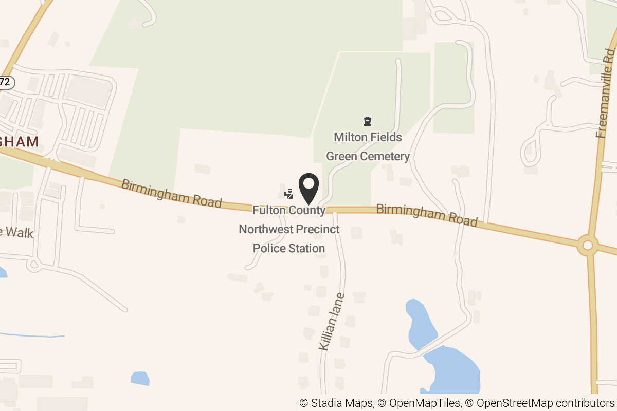 Map with location marker