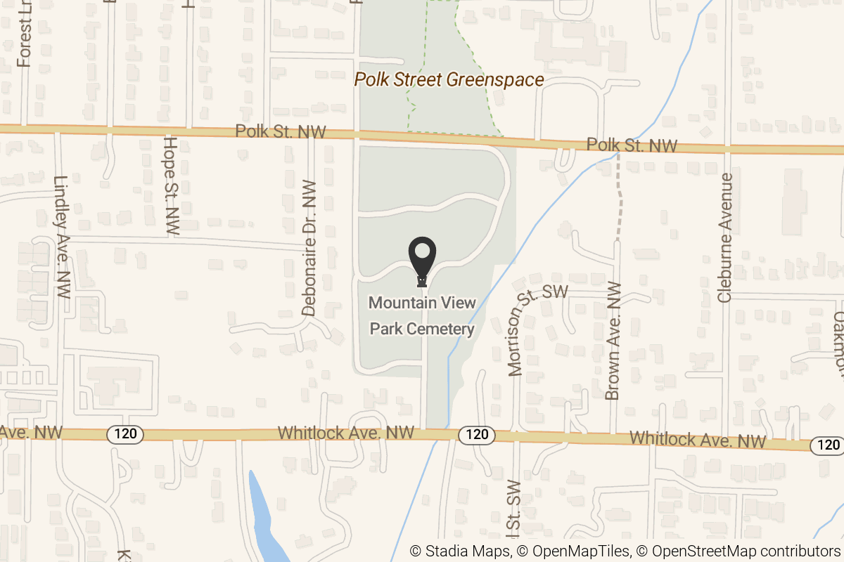 Map with location marker