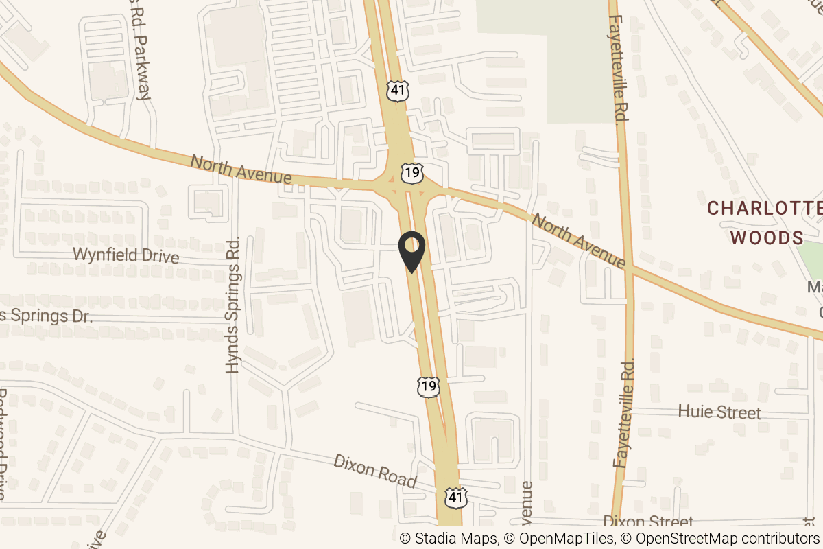 Map with location marker