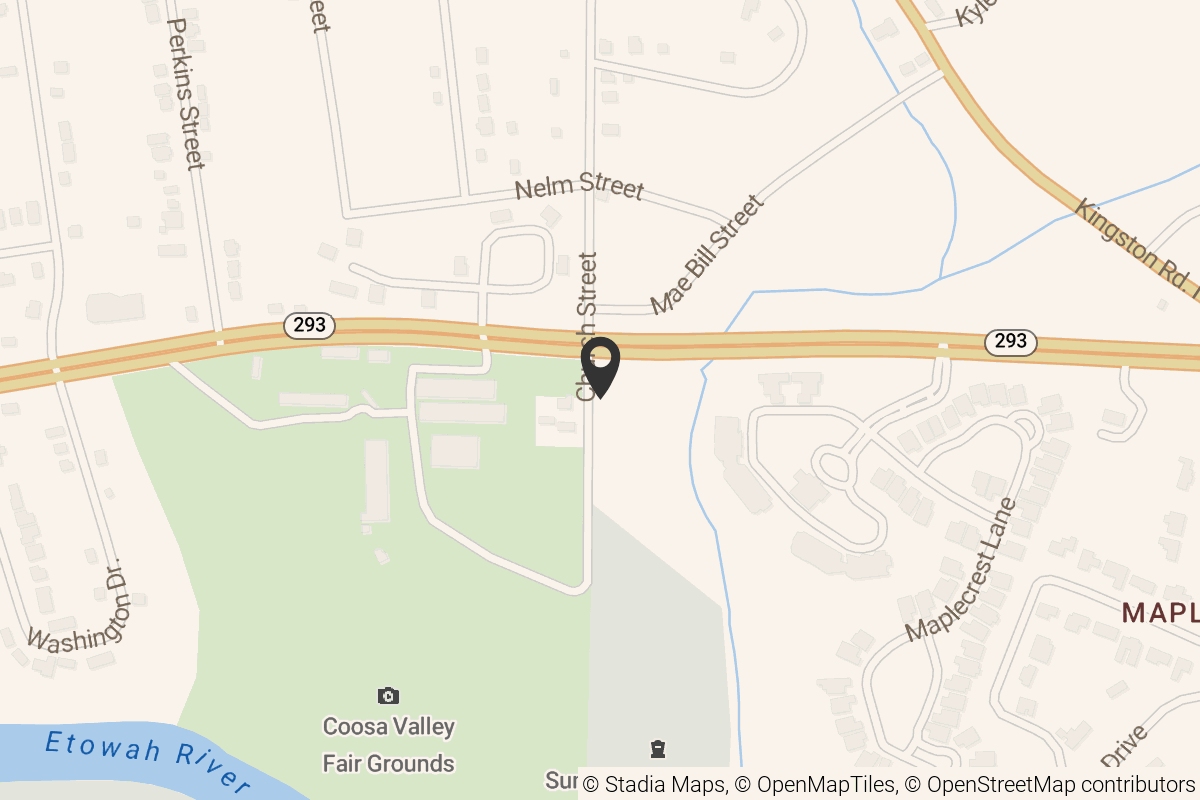 Map with location marker