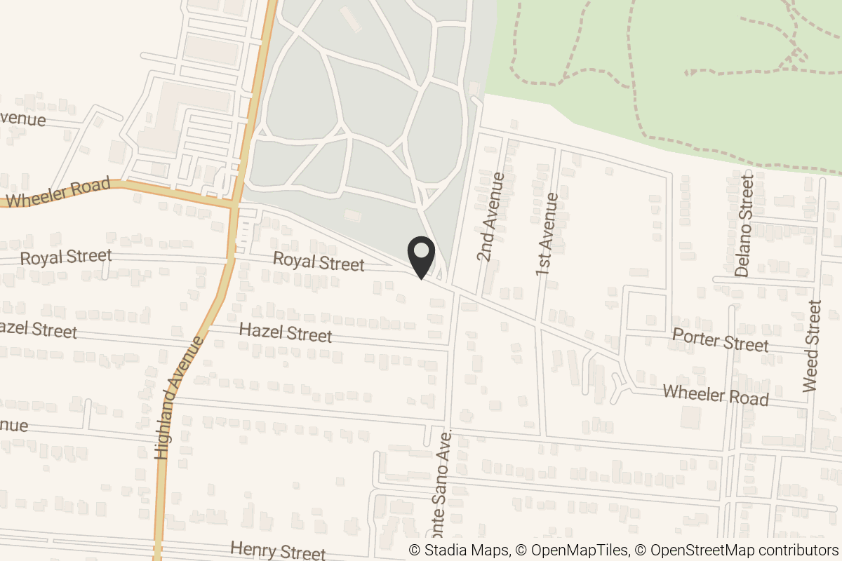 Map with location marker