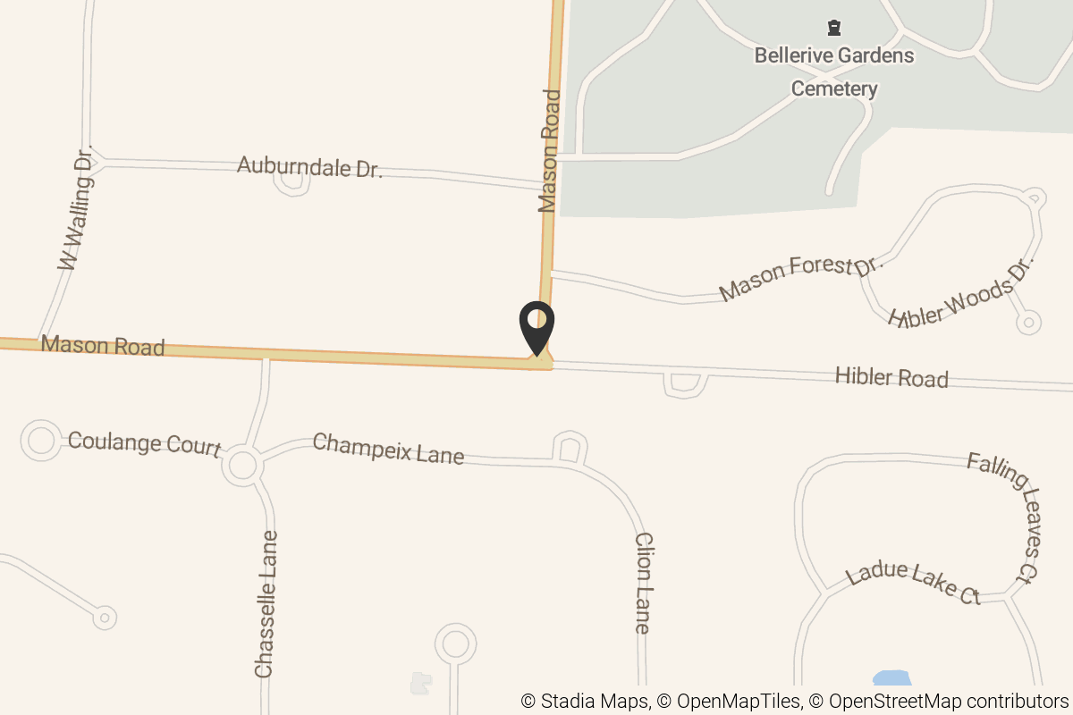 Map with location marker