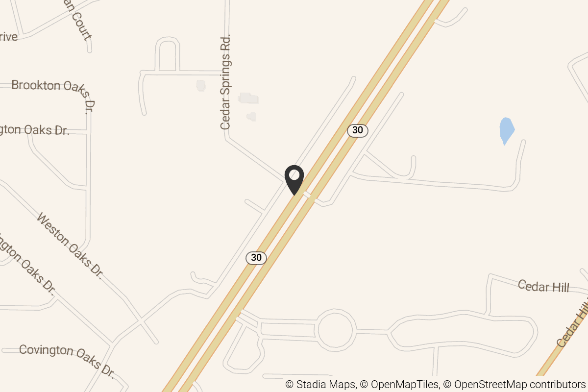 Map with location marker