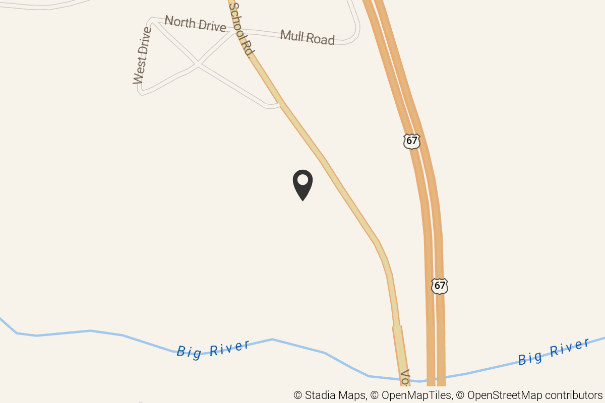 Map with location marker