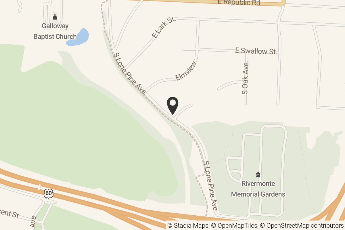 Map with location marker