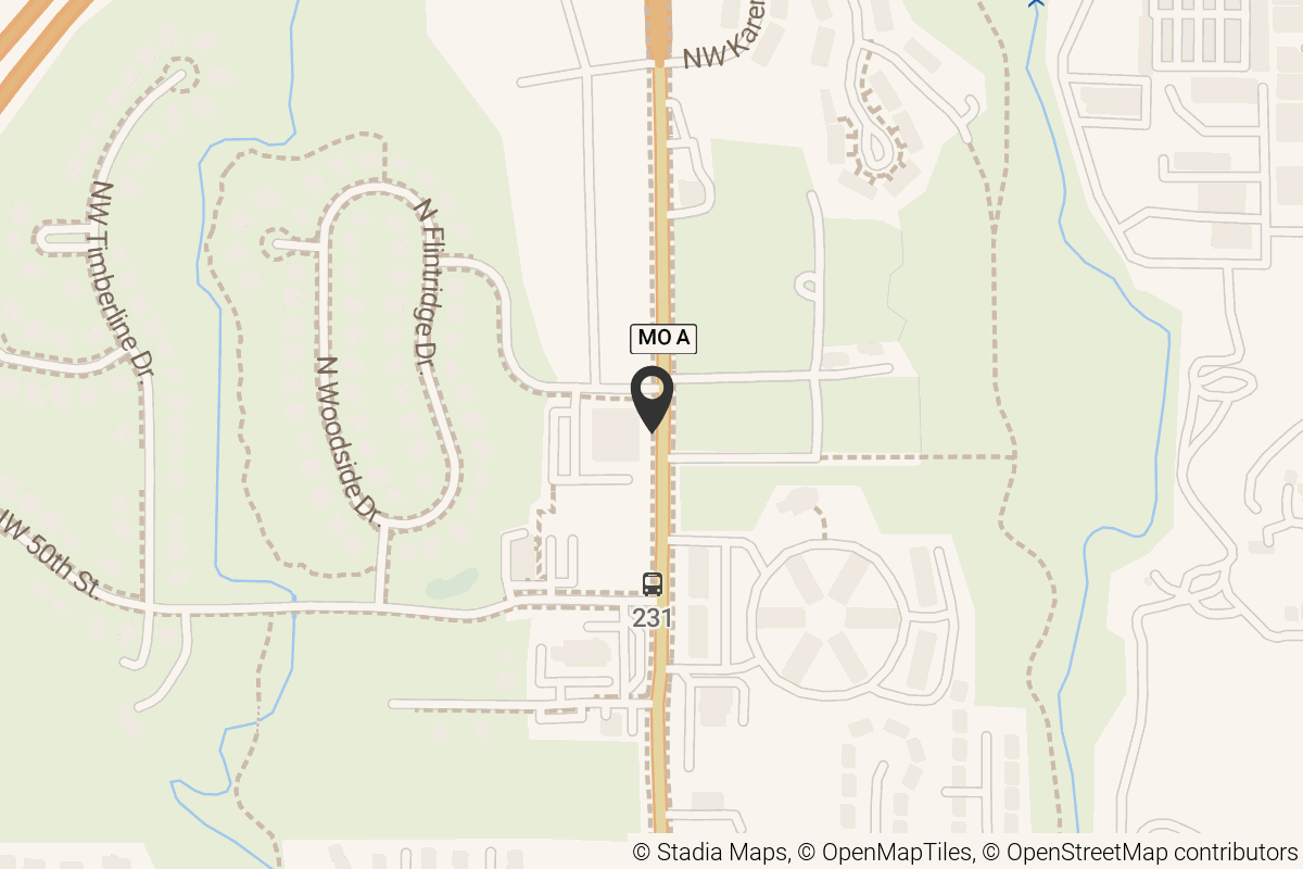 Map with location marker