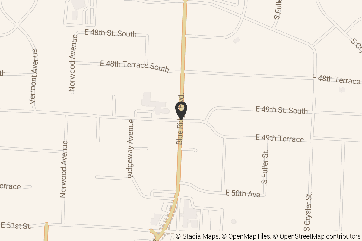 Map with location marker