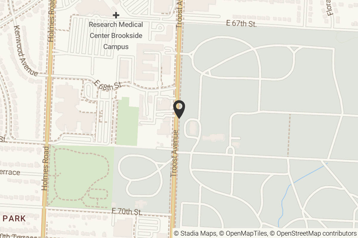 Map with location marker