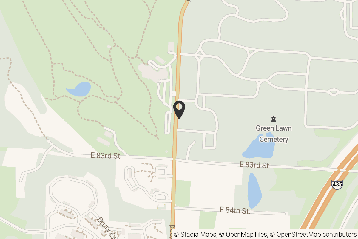 Map with location marker