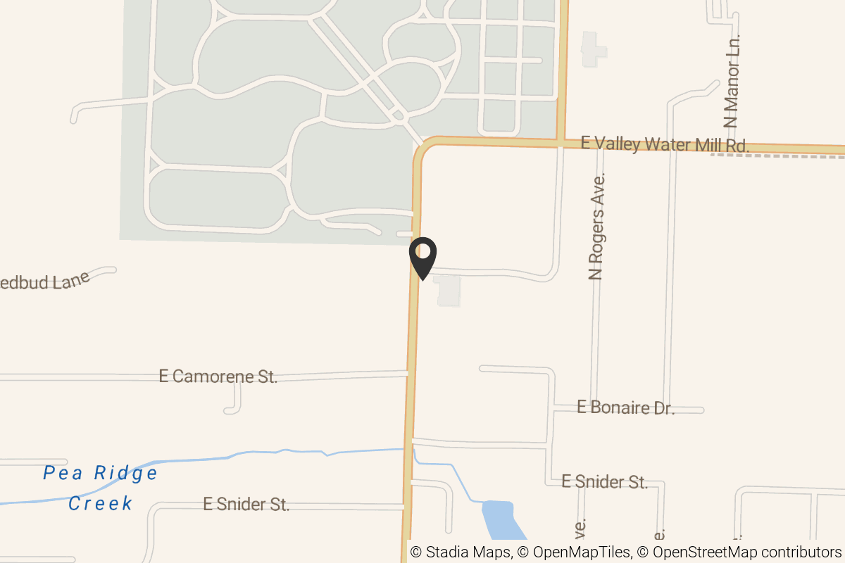 Map with location marker