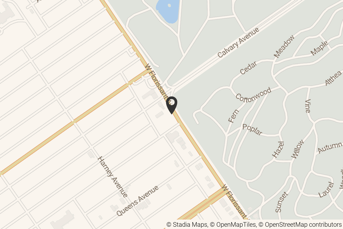 Map with location marker