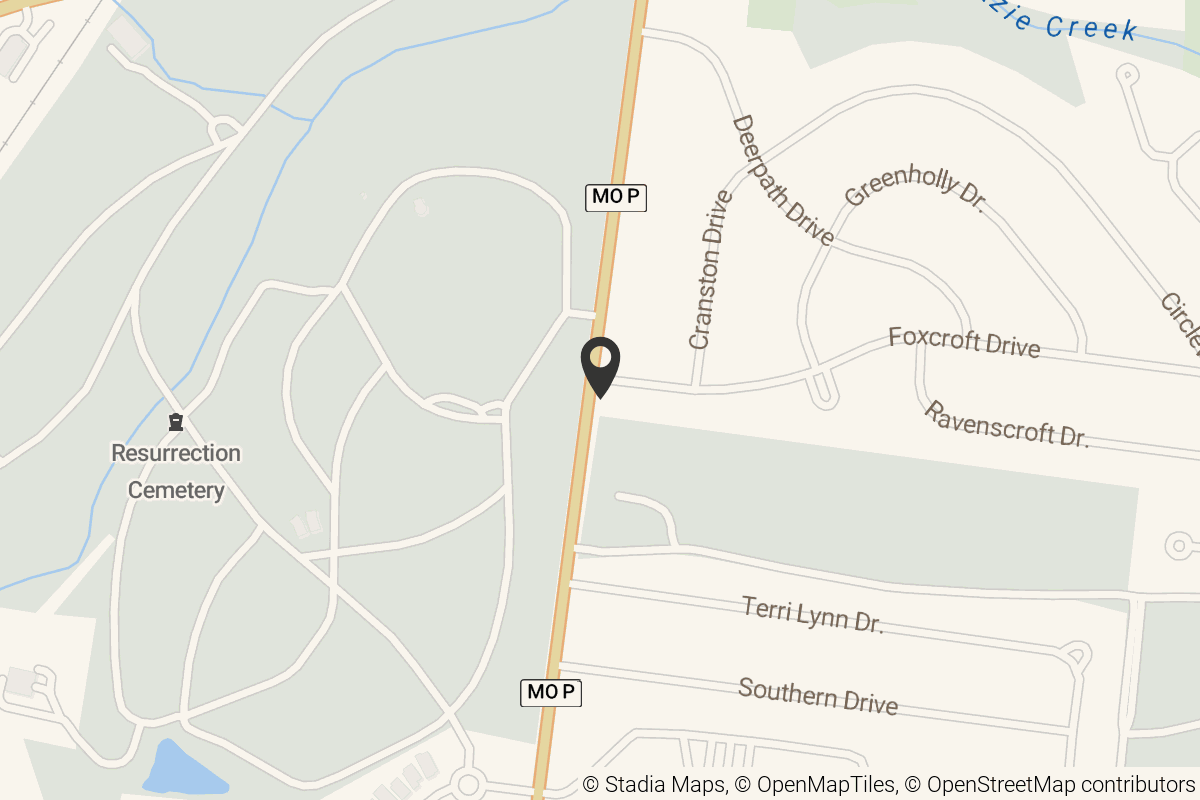 Map with location marker