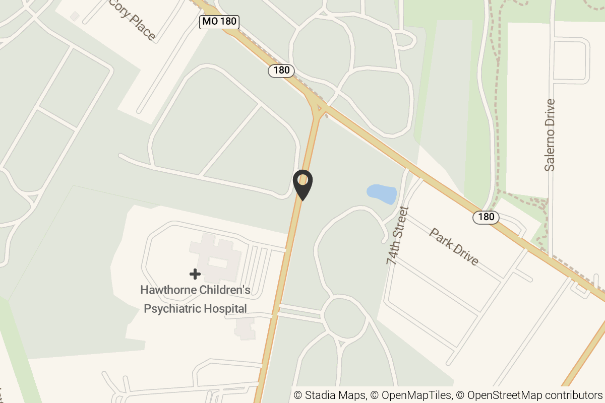 Map with location marker