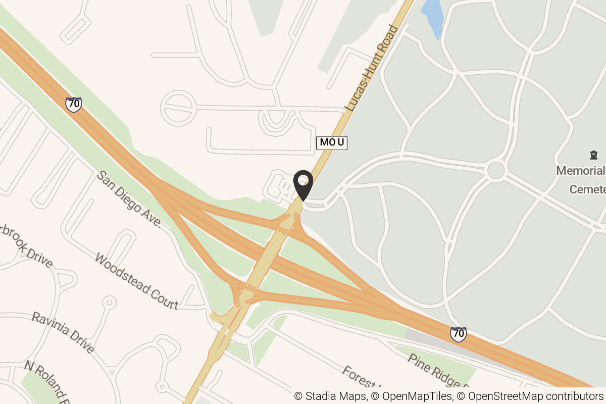 Map with location marker