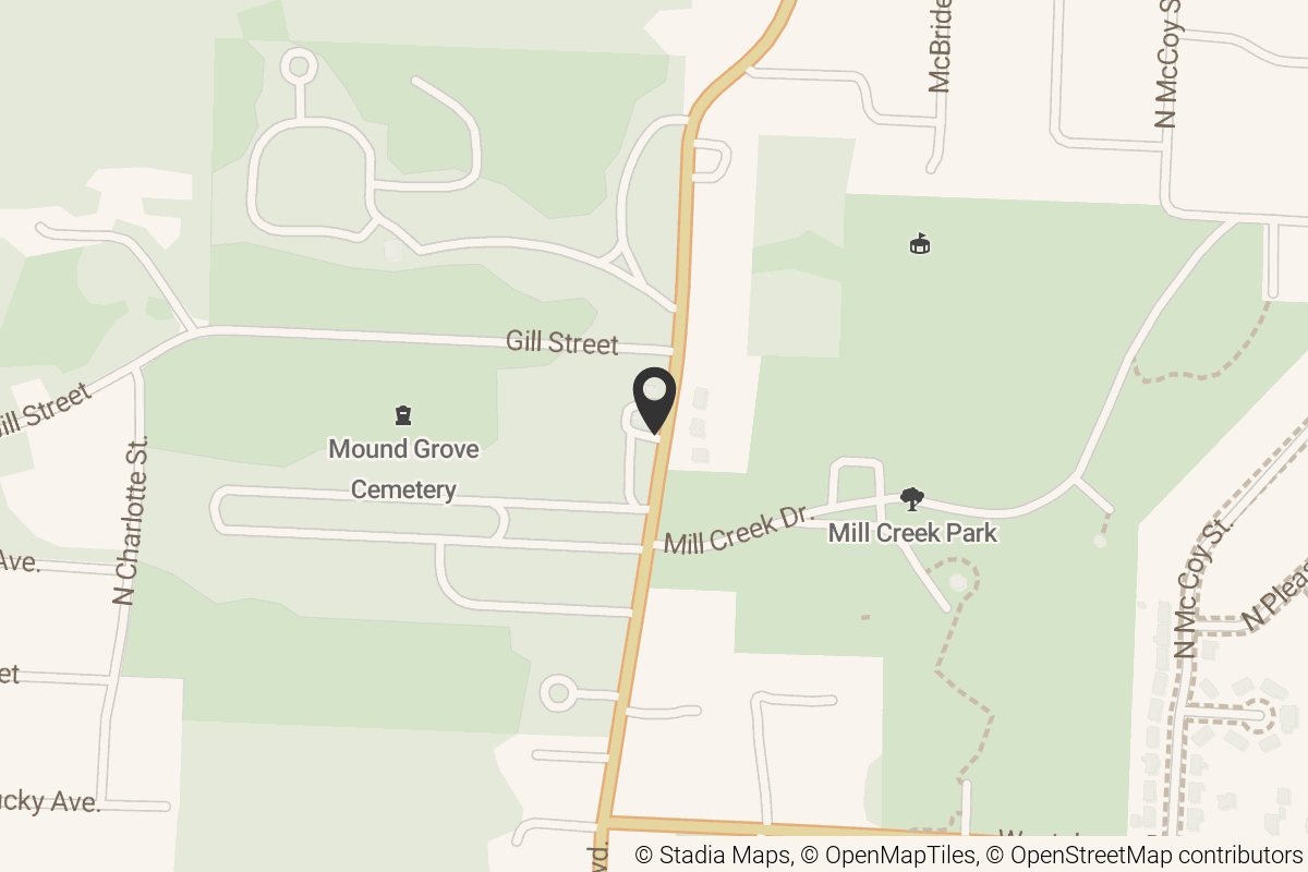 Map with location marker