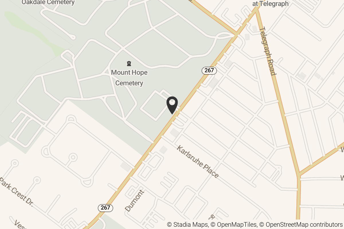 Map with location marker