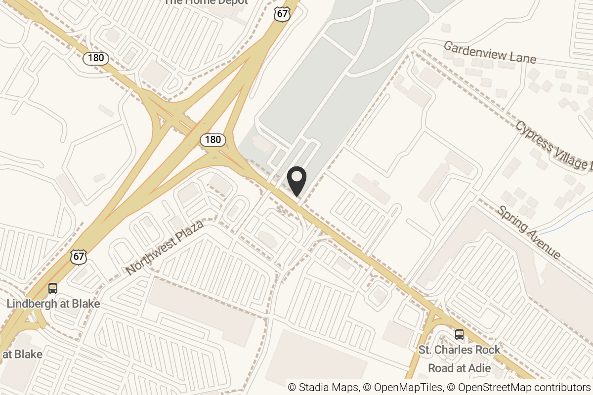 Map with location marker