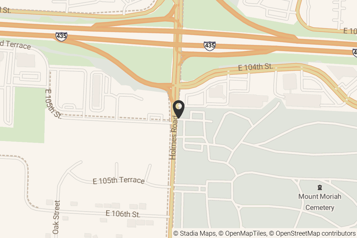 Map with location marker