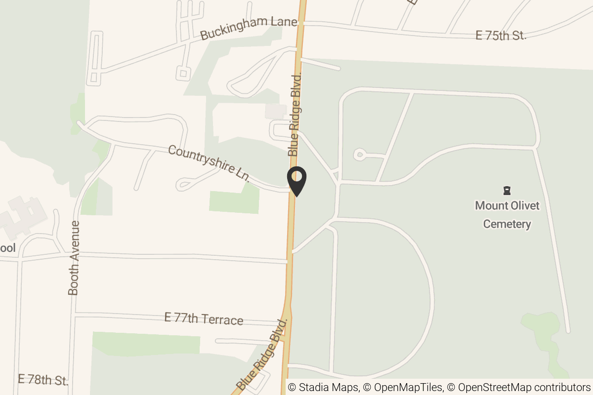 Map with location marker