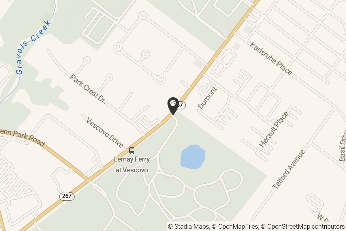 Map with location marker