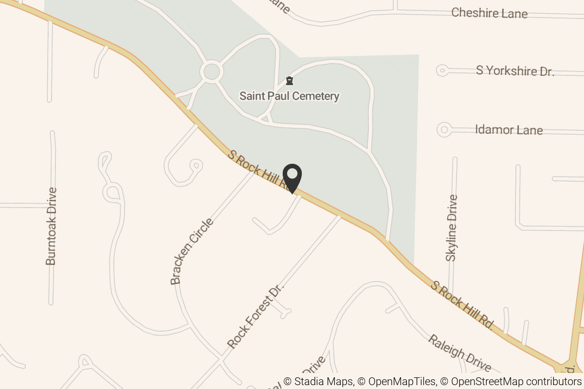 Map with location marker