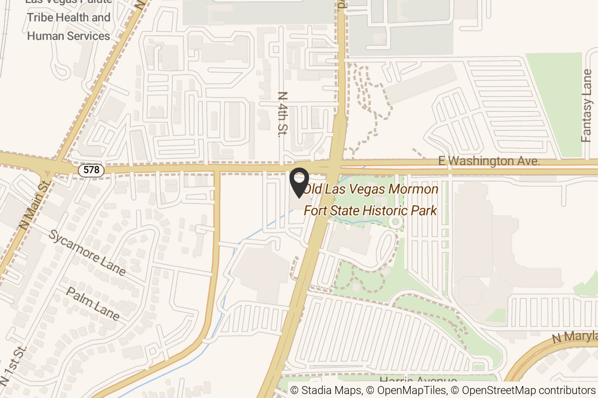 Map with location marker