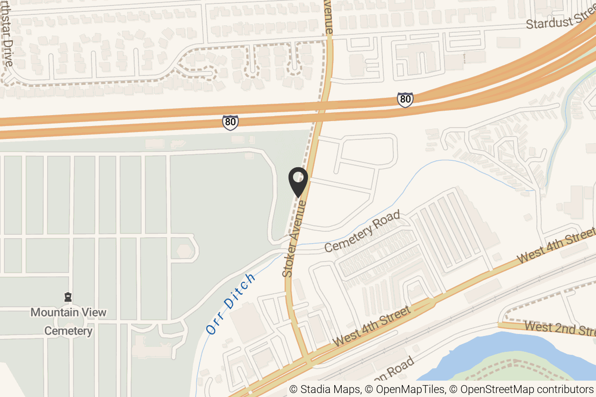 Map with location marker