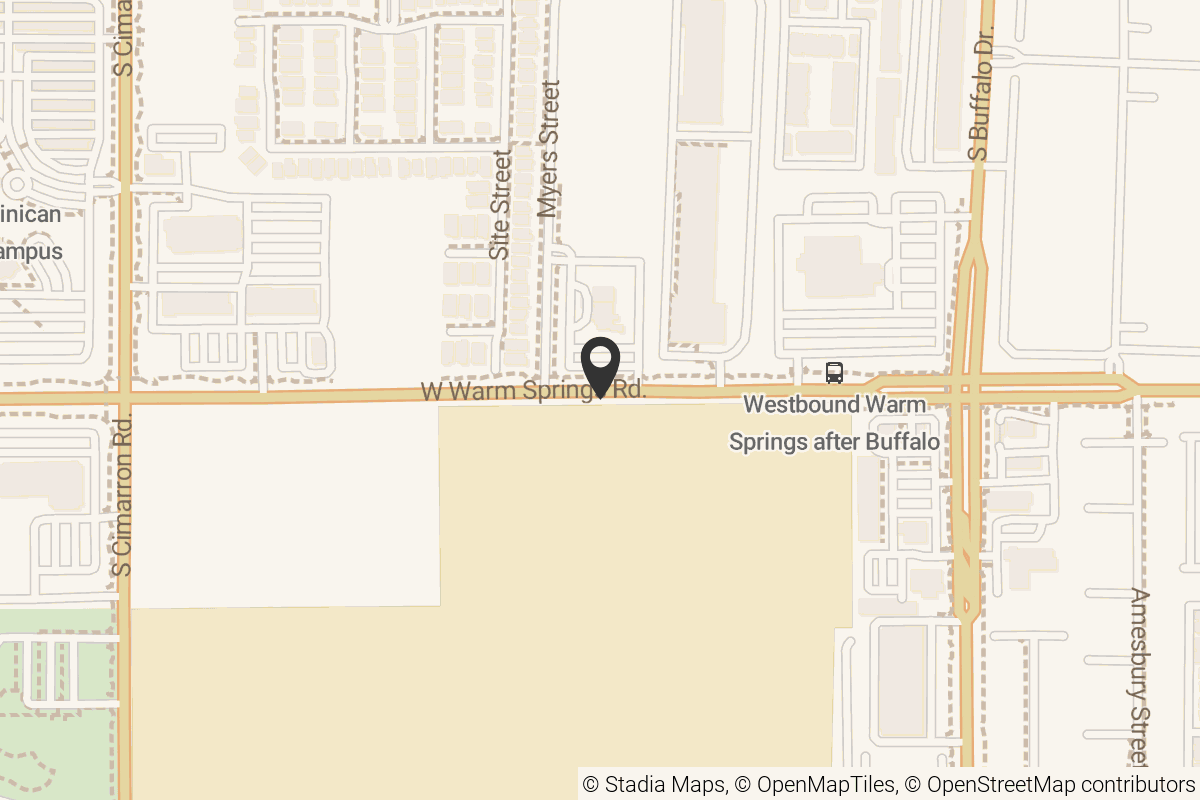 Map with location marker