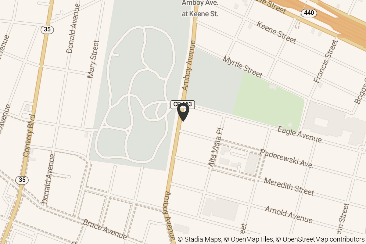 Map with location marker