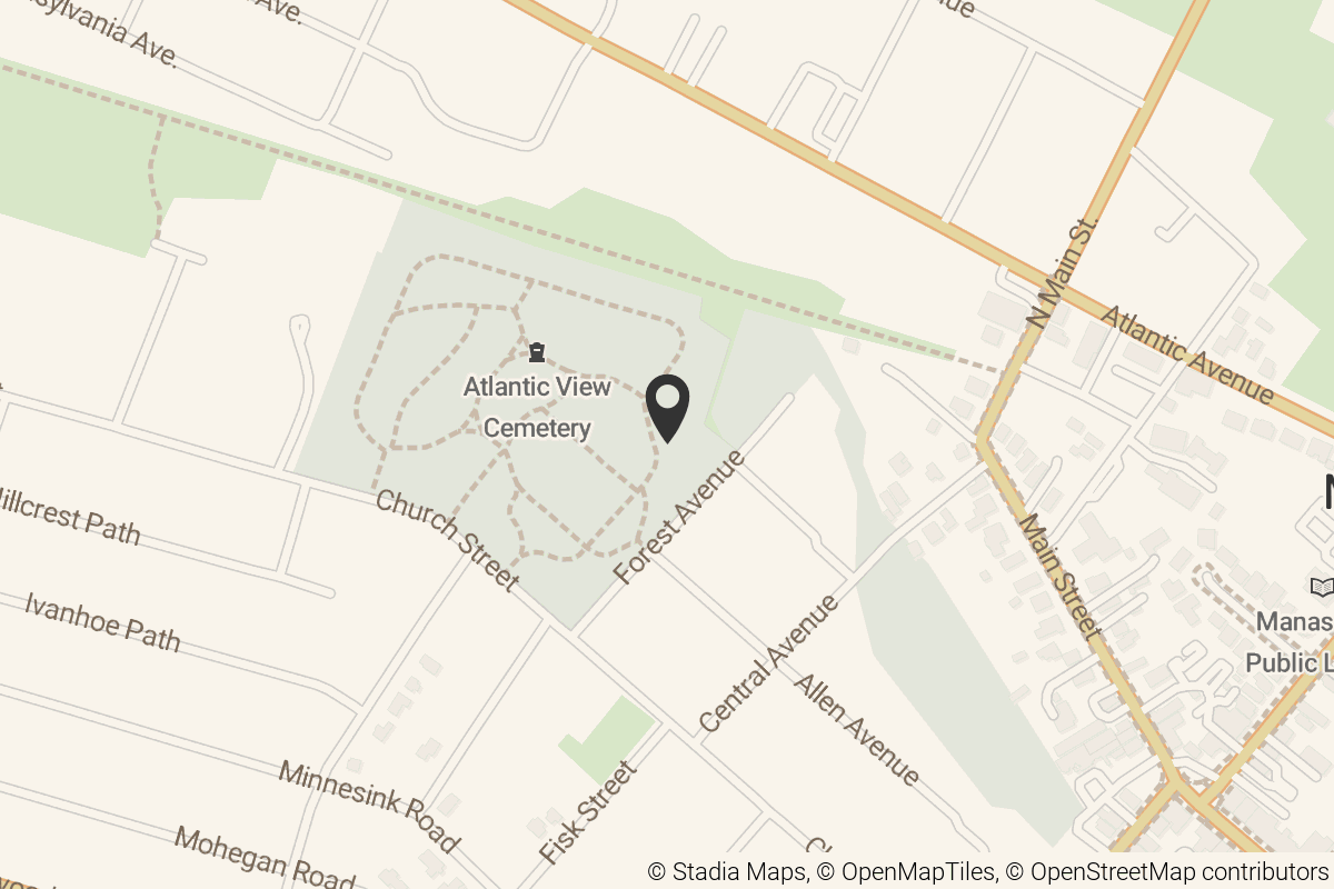 Map with location marker