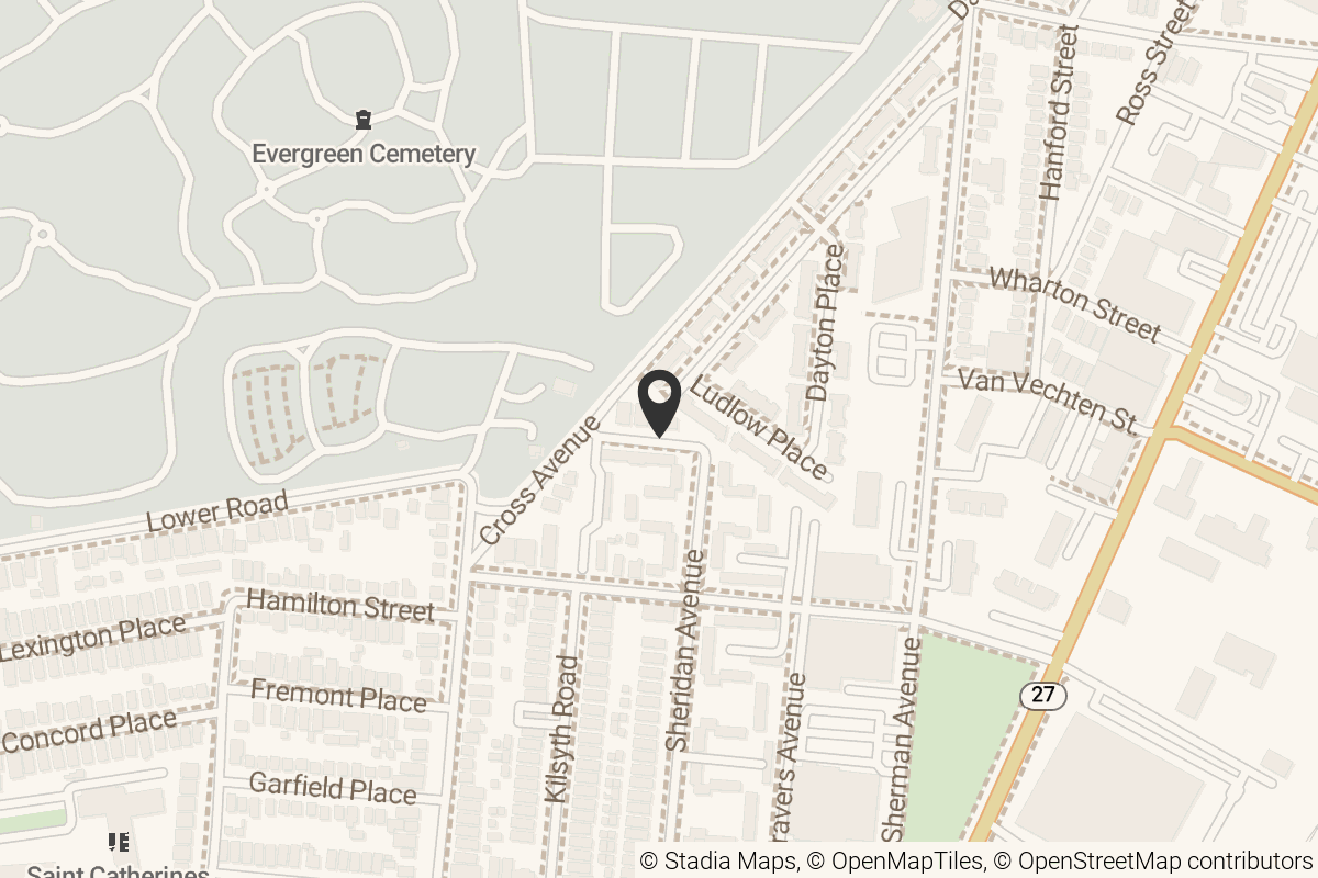 Map with location marker