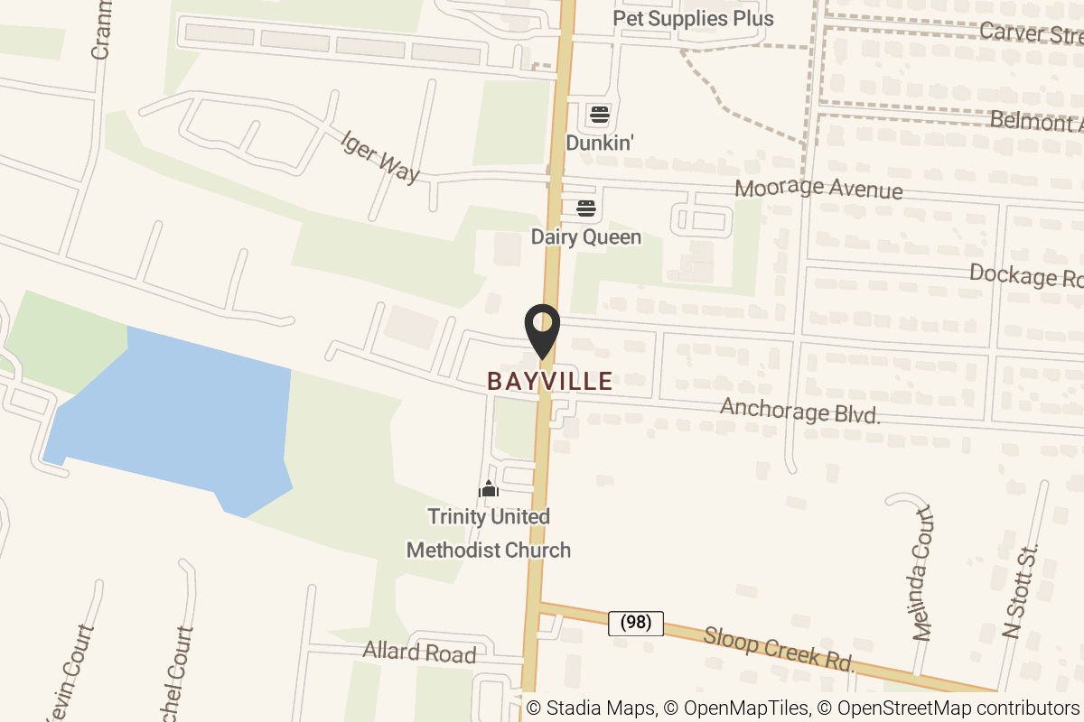 Map with location marker