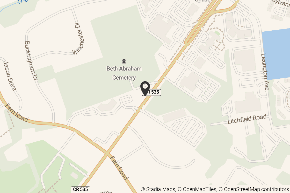 Map with location marker