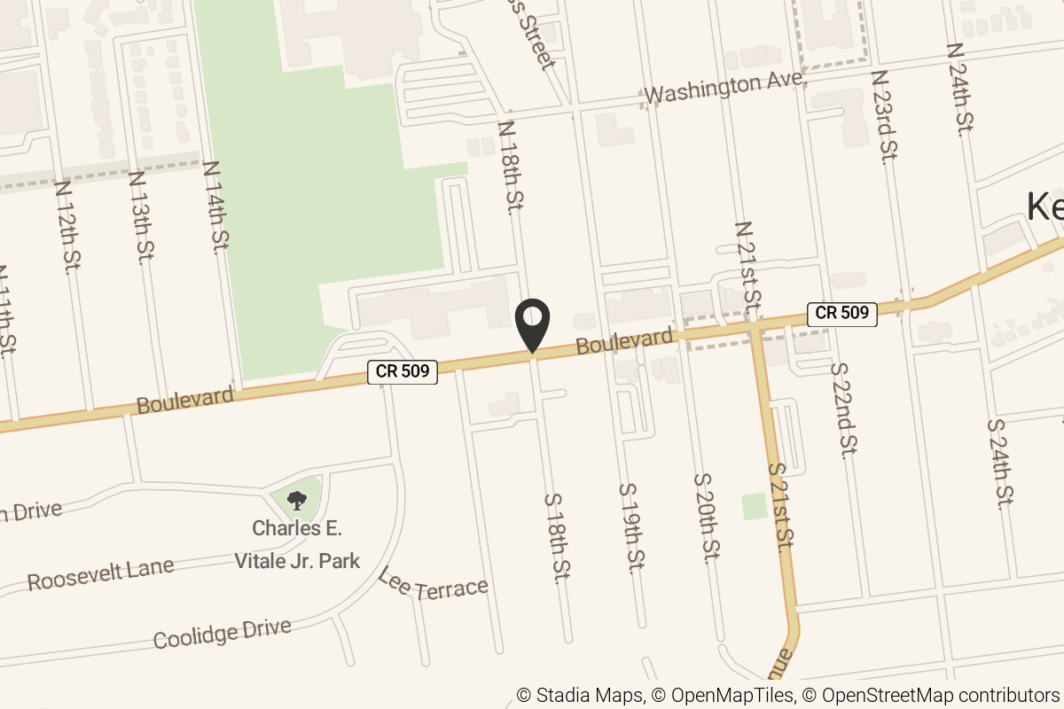 Map with location marker