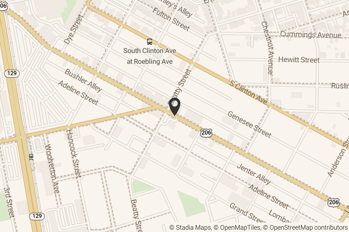 Map with location marker