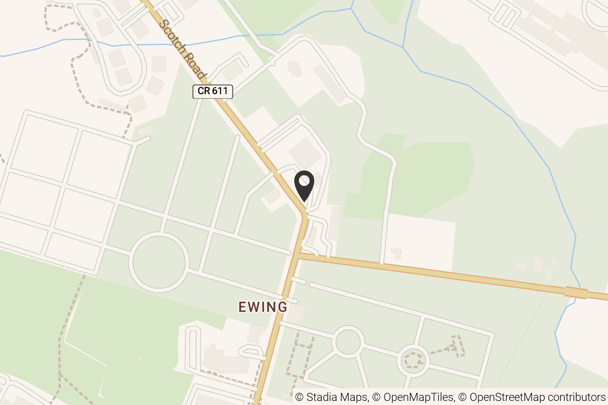 Map with location marker