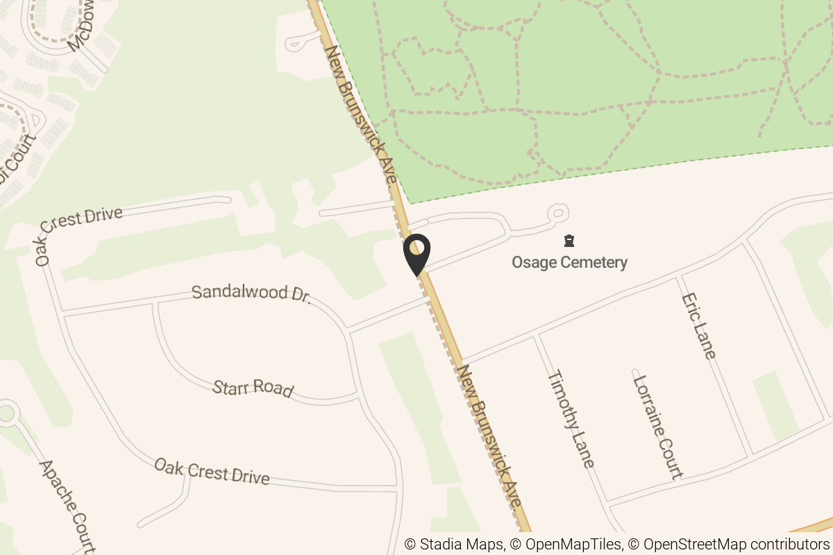 Map with location marker