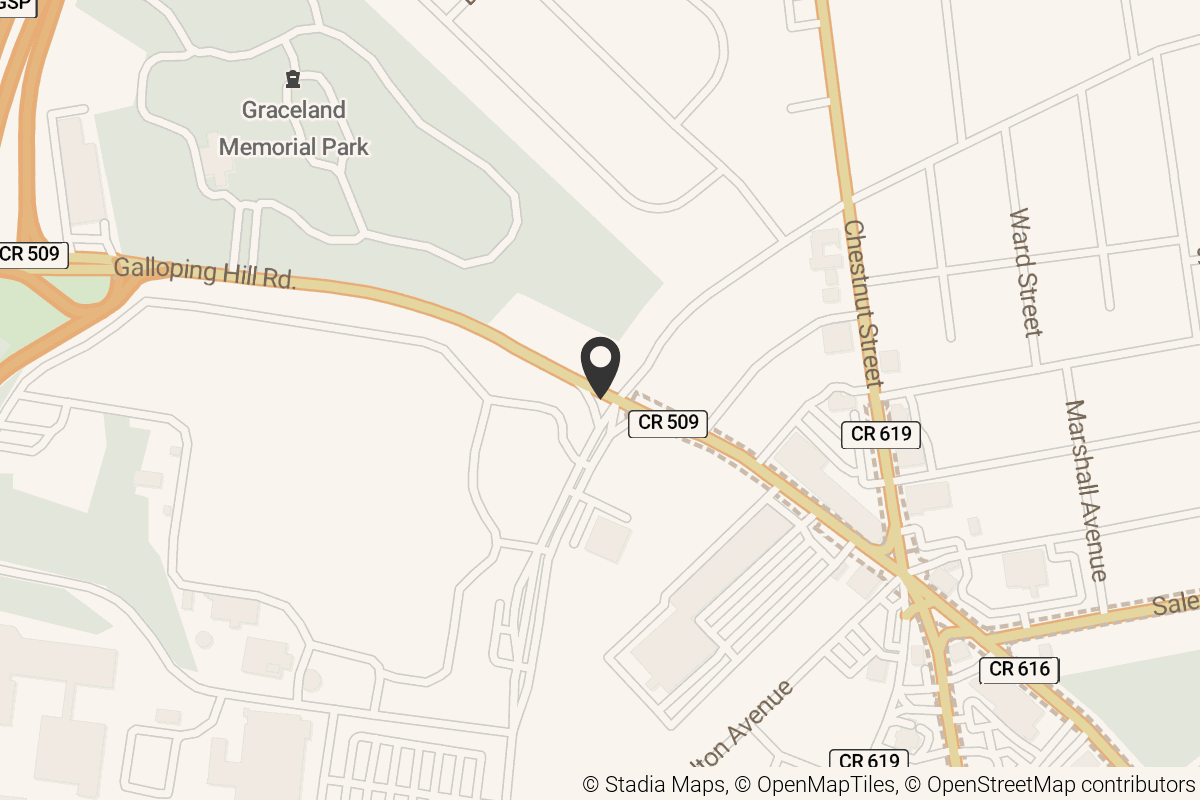 Map with location marker