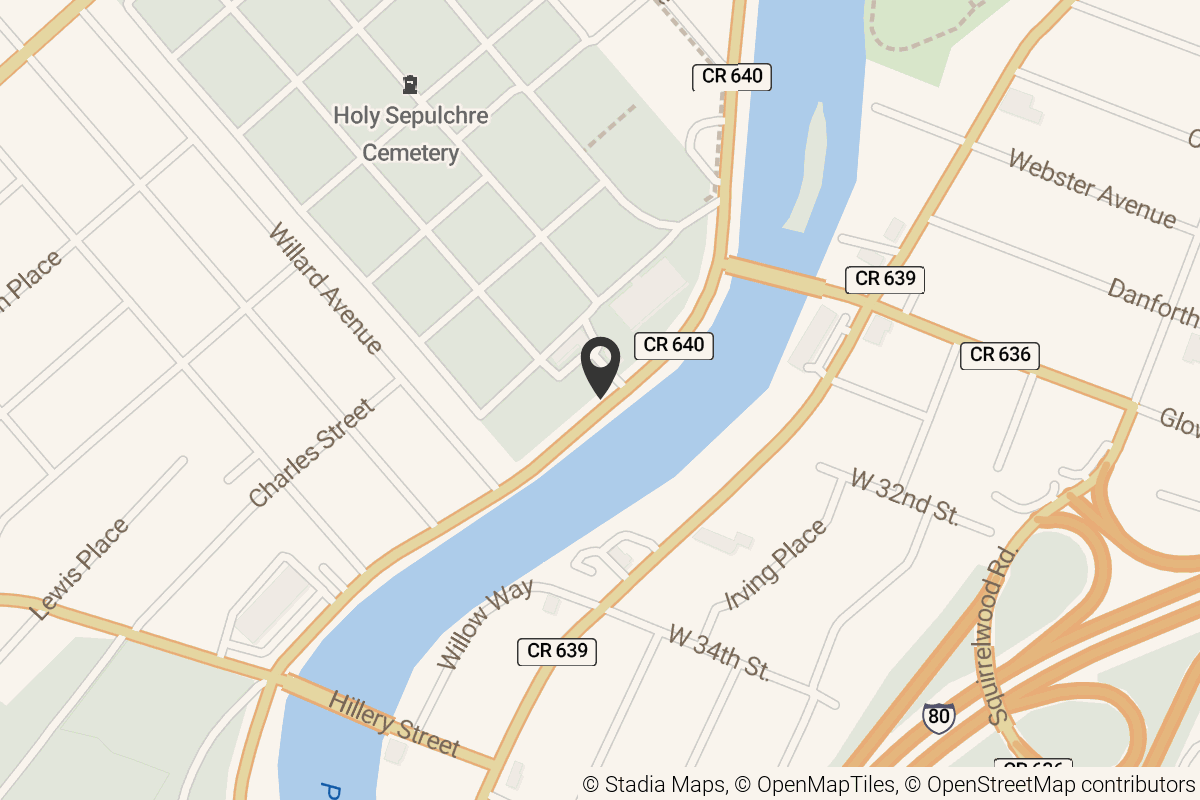 Map with location marker