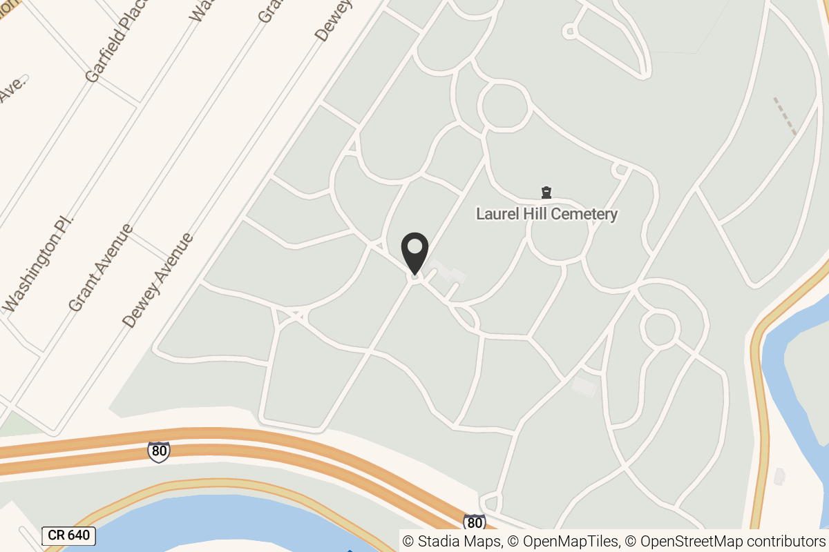 Map with location marker