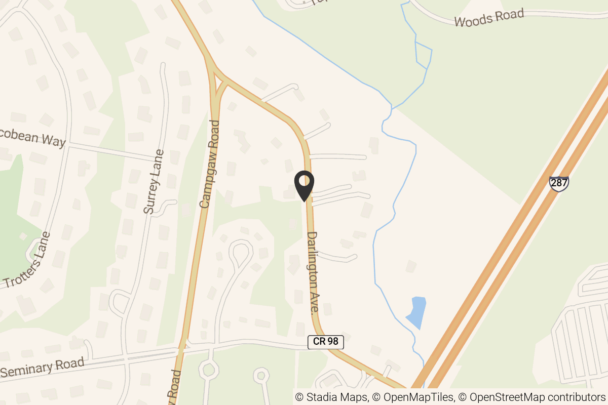 Map with location marker