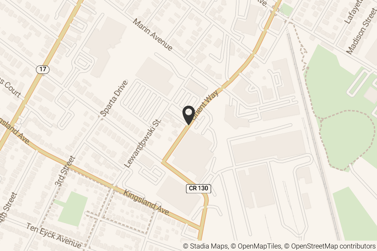 Map with location marker