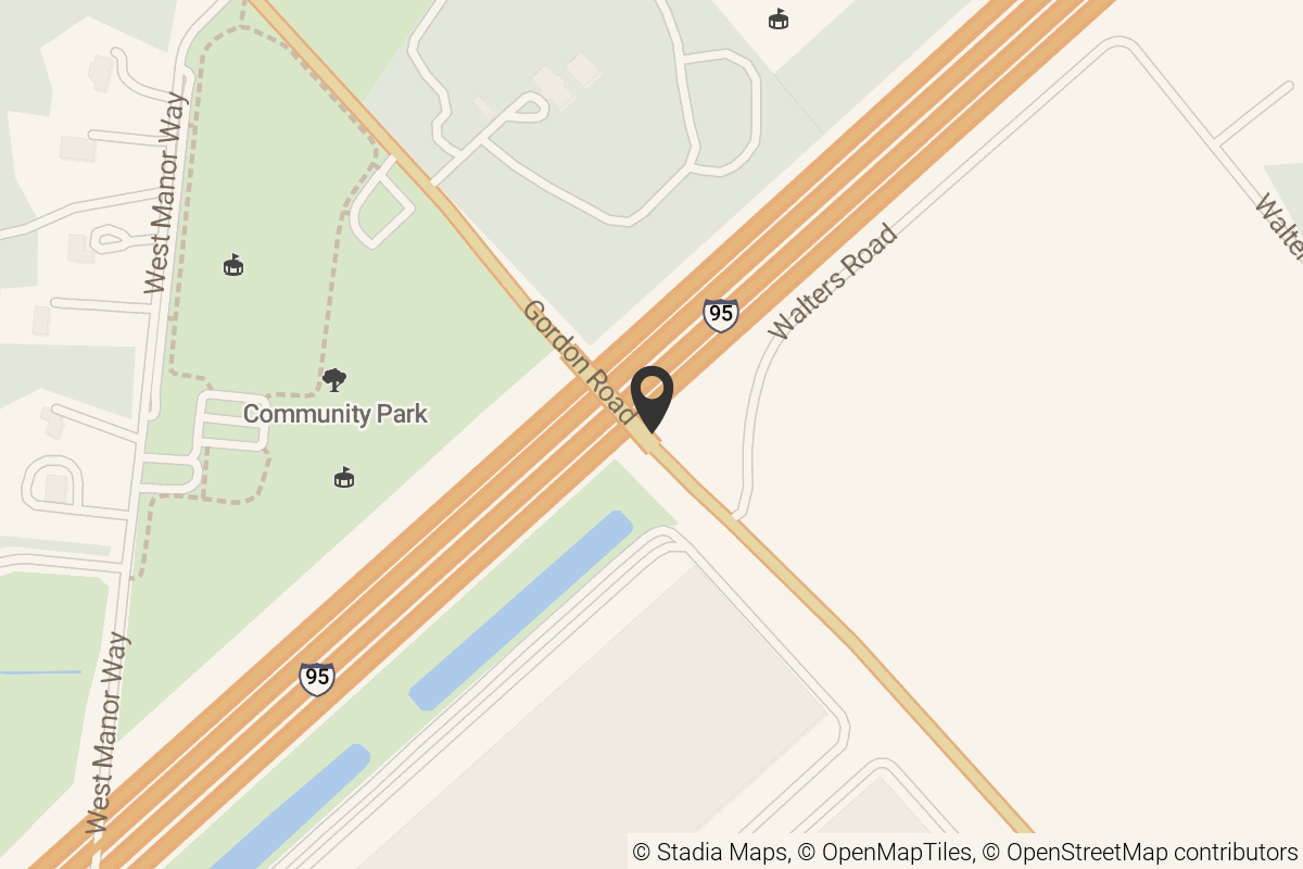 Map with location marker