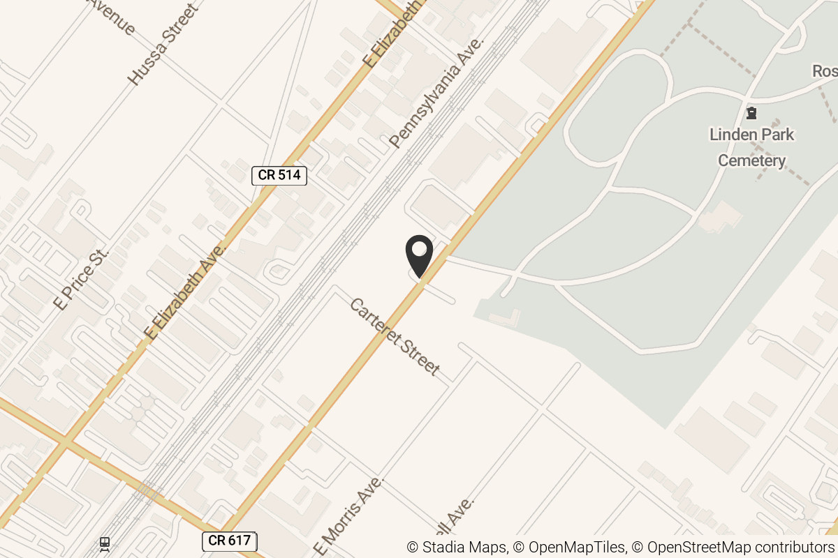 Map with location marker