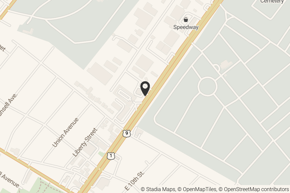 Map with location marker