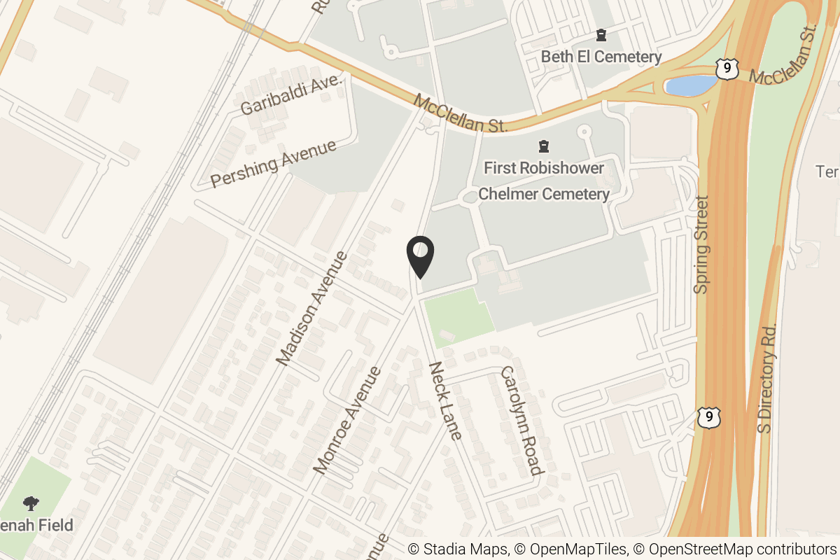 Map with location marker